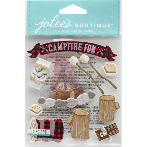 3 Pack - Jolee's Boutique Dimensional Stickers-Campfire - E5021925 - 015586936919