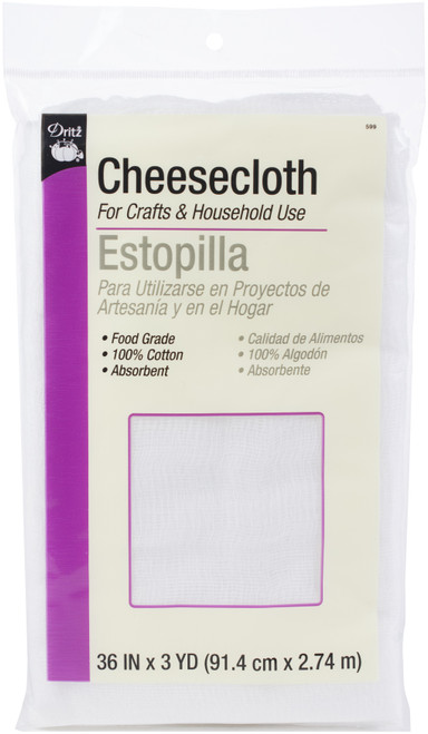 3 Pack - Dritz Cheesecloth-36"X3yd - 599 - 072879115871 3 Pack - Dritz Cheesecloth-36"X3yd - 599 - 072879115871