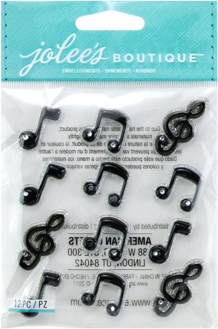 3 Pack - Jolee's Cabochons-Music Notes - E5020845 - 015586890426
