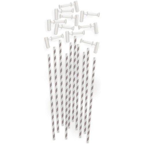3 Pack - We R Memory Keepers Pinwheel Attachments-Gray - 713-46