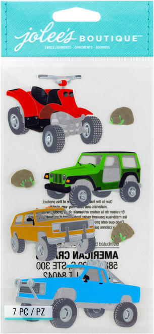 3 Pack - Jolee's Le Grande Dimensional Stickers-Off Roading - SPJBLG-143 - 015586675146