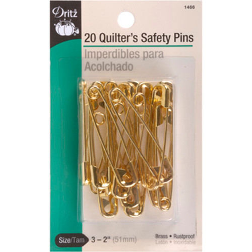 3 Pack - Dritz Quilter's Safety Pins 20/Pkg-Size 3 - 1466