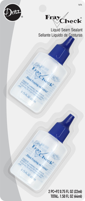 3 Pack - Dritz Fray Check Bonus Pack 2/Pkg-1.5oz - 1674 - 072879112498
