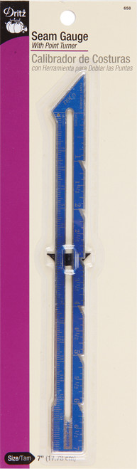 3 Pack - Dritz Seam Gauge W/Point Turner 7"- - 658 - 072879271645