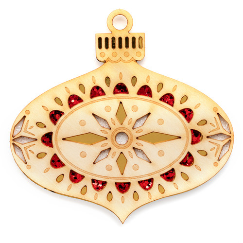3 Pack - Jolee's Boutique Adhesive Laser-Cut Wood Embellishment-Ornament - 8601863