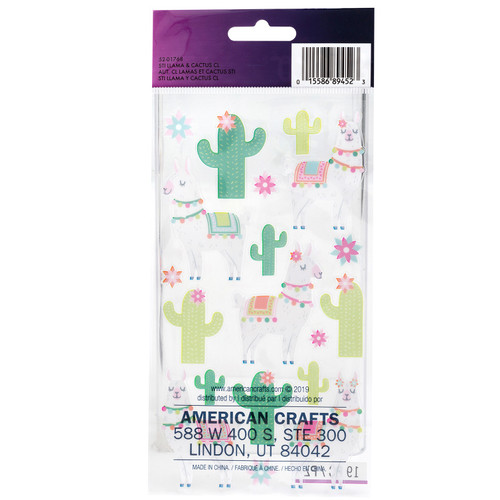 3 Pack - Sticko Stickers-Llama and Cactus - 52-01768