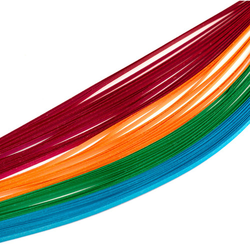 3 Pack - Bazzill Quilling Strip Paper Pack 100/Pkg-Bright - BZQUILST-00121