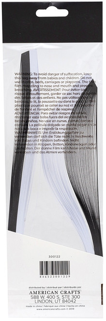 3 Pack - Bazzill Quilling Strip Paper Pack 100/Pkg-Black & White - BZQUILST-00122 3 Pack - Bazzill Quilling Strip Paper Pack 100/Pkg-Black & White - BZQUILST-00122