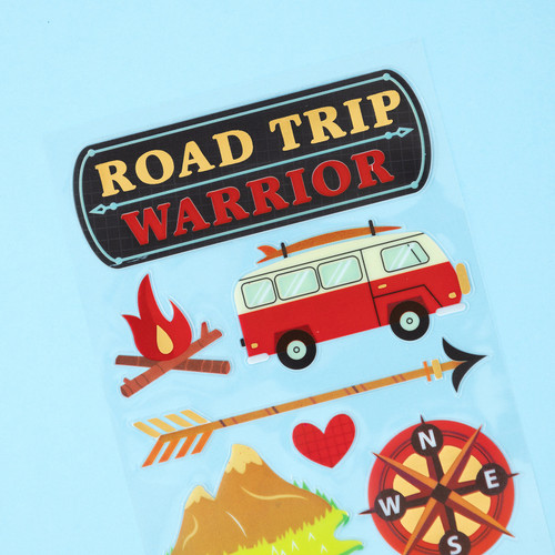 6 Pack - Sticko Tiny Stickers-Road Trip Warrior - 8600126 6 Pack - Sticko Tiny Stickers-Road Trip Warrior - 8600126