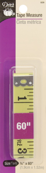 6 Pack - Dritz Tape Measure 3/4"X60"- - 839 - 072879114782