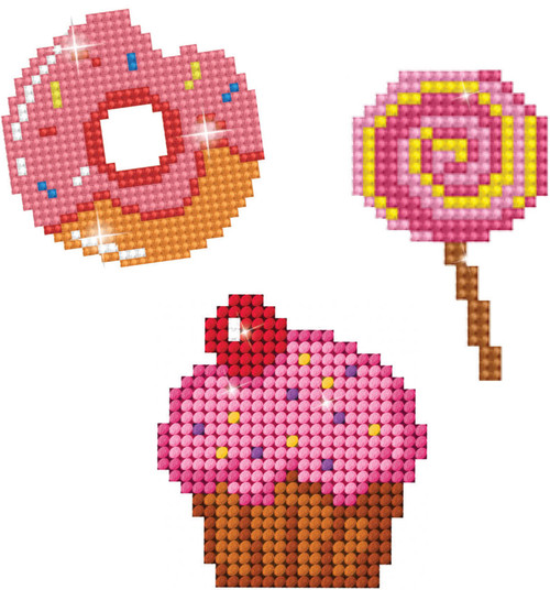 2 Pack - Diamond Dotz DOTZIES Diamond Art Sticker Kit-Multi Pack Yum 3/Pkg - DTZ12015