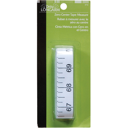 3 Pack - Dritz Longarm Zero Center Tape Measure 144"- - 3712 - 072879301885