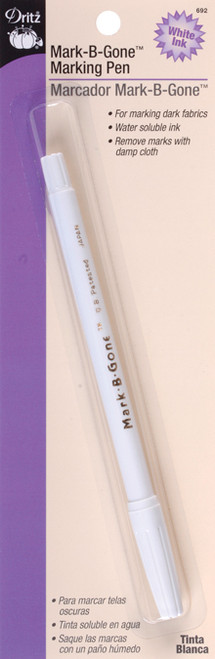 3 Pack - Dritz Mark-B-Gone Marking Pen-White - 692 - 072879117042