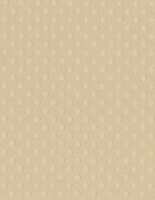 25 Pack - Bazzill Dotted Swiss Cardstock 8.5"X11"-Sandbox - DOTSW8-3107 - 846523031073