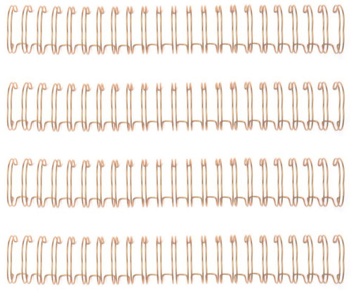 3 Pack - We R Cinch Wires .625" 4/Pkg-Rose Gold - WR58-00055