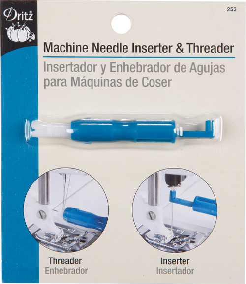 3 Pack - Dritz Machine Needle Inserter & Threader- - 253D - 072879271621