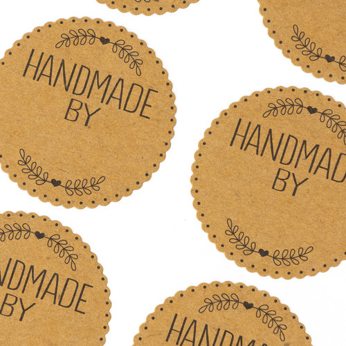 6 Pack - Sticko Tiny Stickers-Handmade By - 8600128