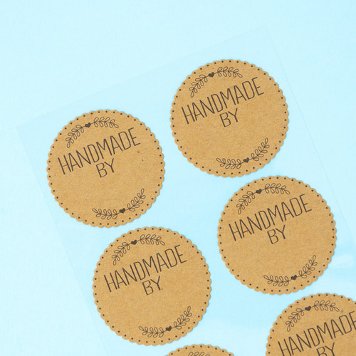 6 Pack - Sticko Tiny Stickers-Handmade By - 8600128
