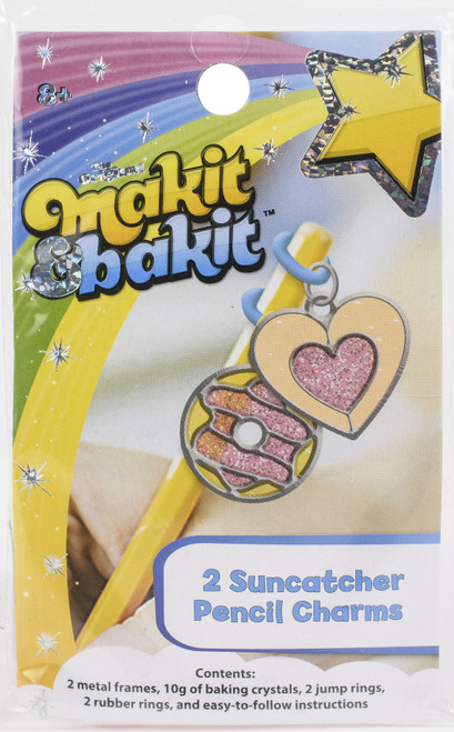 3 Pack - Colorbok Makit & Bakit Suncatcher Kit-Pencil Charms 2/Pkg - 5A003H05-00046 - 765468000466