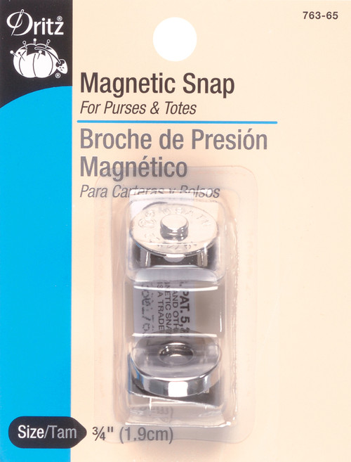 3 Pack - Dritz Round Magnetic Snap 3/4" 1/Pkg-Nickel - 763-65 - 072879253368