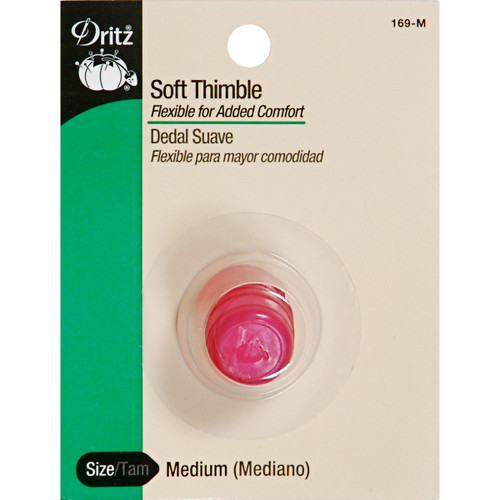 3 Pack - Dritz Soft Thimble-Medium - 169-M - 072879267297