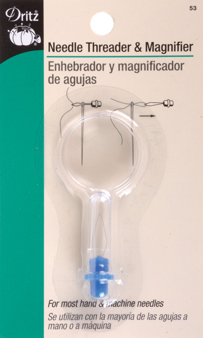 6 Pack - Dritz Needle Threader & Magnifier-3" W/1" Lens - 53 - 072879110111