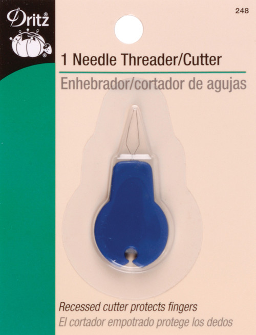 6 Pack - Dritz Needle Threader & Cutter- - 248 - 072879113938
