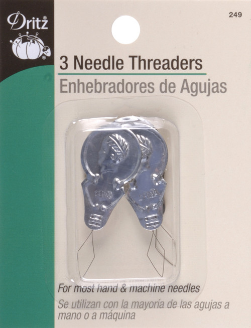 6 Pack - Dritz Needle Threaders 3/Pkg-Metal - 249 - 072879110234