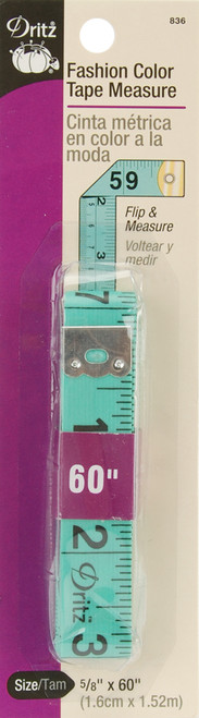 6 Pack - Dritz Fashion Color Tape Measure 5/8"X60"- - 836 - 072879111309