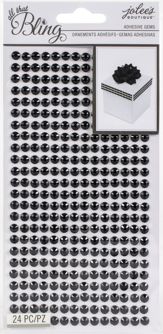 4 Pack - Jolee's Boutique Bling Embellishments-Black - 8601831 - 015586018318
