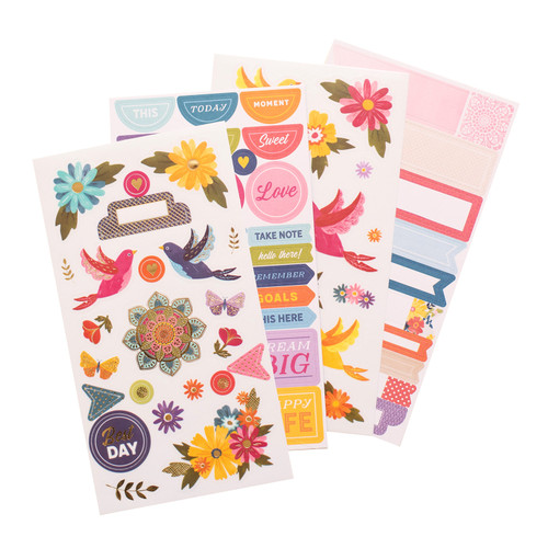 3 Pack - Paige Evans Wonders Sticker Book-286/Pkg - PE004831