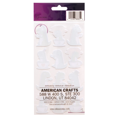 3 Pack - Sticko Flat Stickers-Tea-Rex, 24/Pkg - 5201670