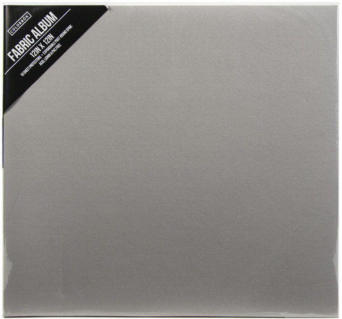 2 Pack - Colorbok Fabric Album 12"X12"-Grey - 74187PDQ - 765468741871