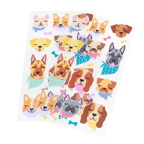 3 Pack - Sticko Flat Stickers-Dog Bandana, 42/Pkg - 8600646