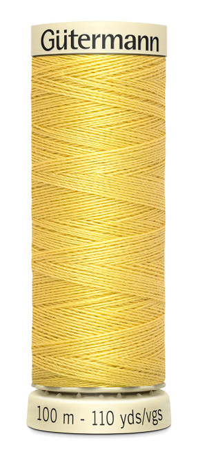 6 Pack - Gutermann Sew-All Thread 110yd-Buttercup - 100P-820 - 077780002296