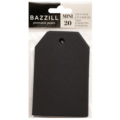 4 Pack - Bazzill Mini Tags 2.25"X3.5" 20/Pkg-Blackberry Swirl - BZTAG20-66913 - 718813669139