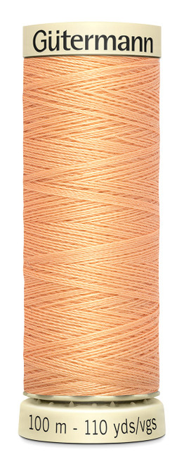 6 Pack - Gutermann Sew-All Thread 110yd-Powder Peach - 100P-459 - 077780000995