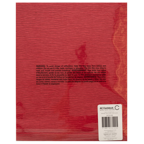 10 Pack - DCWV Petal Tissue Paper 8.5"X11"-Red - ACPETAL-73122 - 718813731225