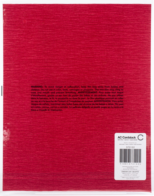 10 Pack - DCWV Petal Tissue Paper 8.5"X11"-Red - ACPETAL-73122 10 Pack - DCWV Petal Tissue Paper 8.5"X11"-Red - ACPETAL-73122