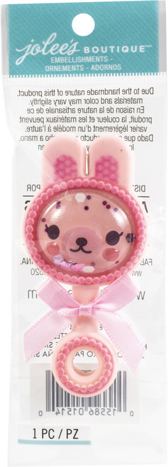 3 Pack - Jolee's Boutique Themed Embellishment-Baby Girl Rattle - 8601514 - 015586015140