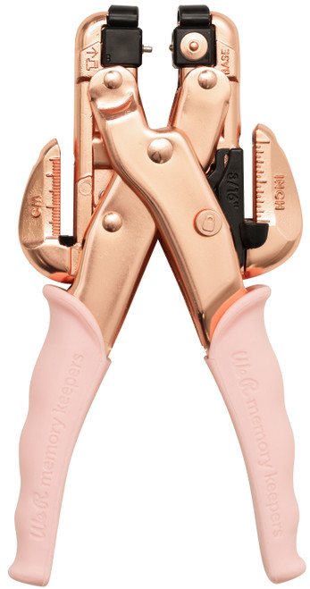 We R Crop-A-Dile Hole Punch & Eyelet Setter-Rose Gold - 60000207