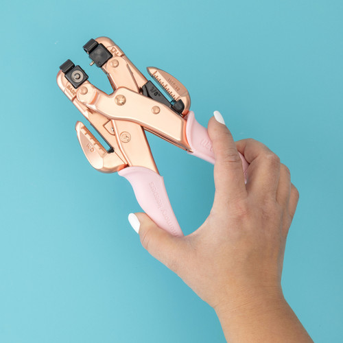 Crop-A-Dile Hole Punch & Eyelet Setter-Rose Gold - 60000207