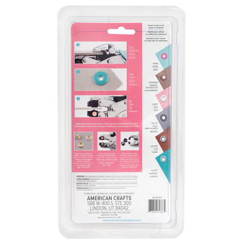 We R Crop-A-Dile Hole Punch & Eyelet Setter-Rose Gold - 60000207