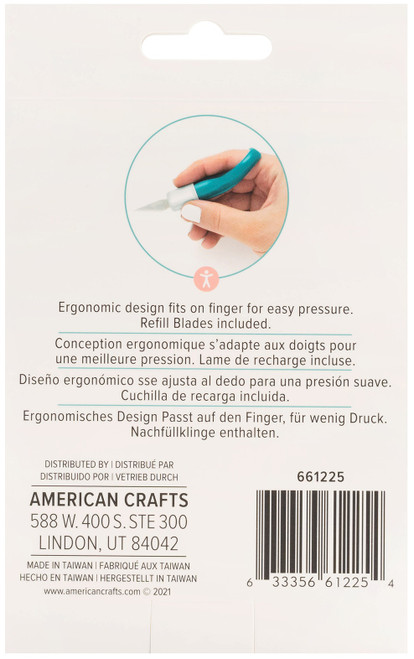 We R Comfort Craft Craft Knife-Teal - WR661225 We R Comfort Craft Craft Knife-Teal - WR661225
