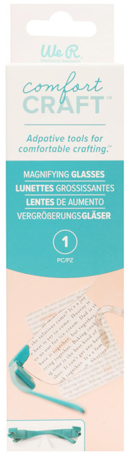 We R Comfort Craft Magnifying Glasses-Clear/Teal - WR661223 - 633356612230