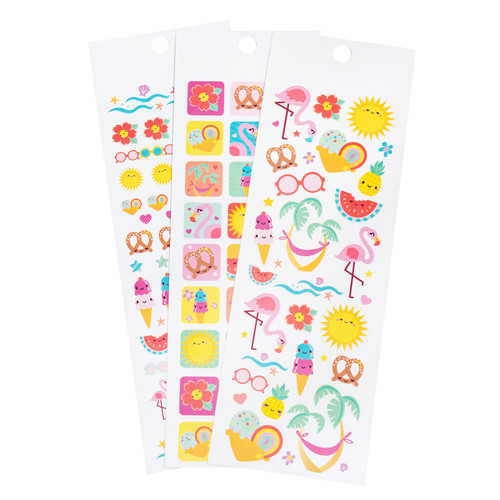 3 Pack - Sticko Sticker Pack-Summer Fun, 109/Pkg - STISP-98900 - 015586989007