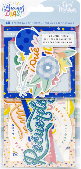 Obed Marshall Buenos Dias Ephemera Cardstock Die-Cuts-Icon & Title - OM004647 - 718813526197