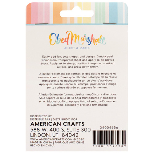Obed Marshall Buenos Dias Acrylic Stamps 11/Pkg- - OM004656