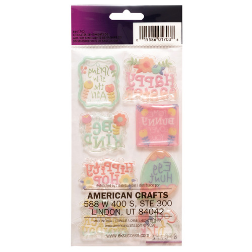 3 Pack - Sticko Dimensional Stickers-Easter Sentiments, 8/Pkg - 8601703