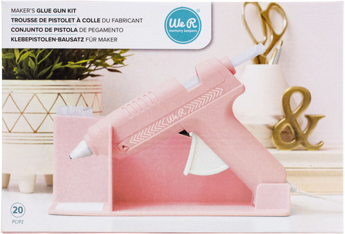 We R Memory Keepers Maker's Glue Gun Kit-Pink - WR614722 - 633356614722